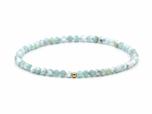Zlatý náramek - Larimar